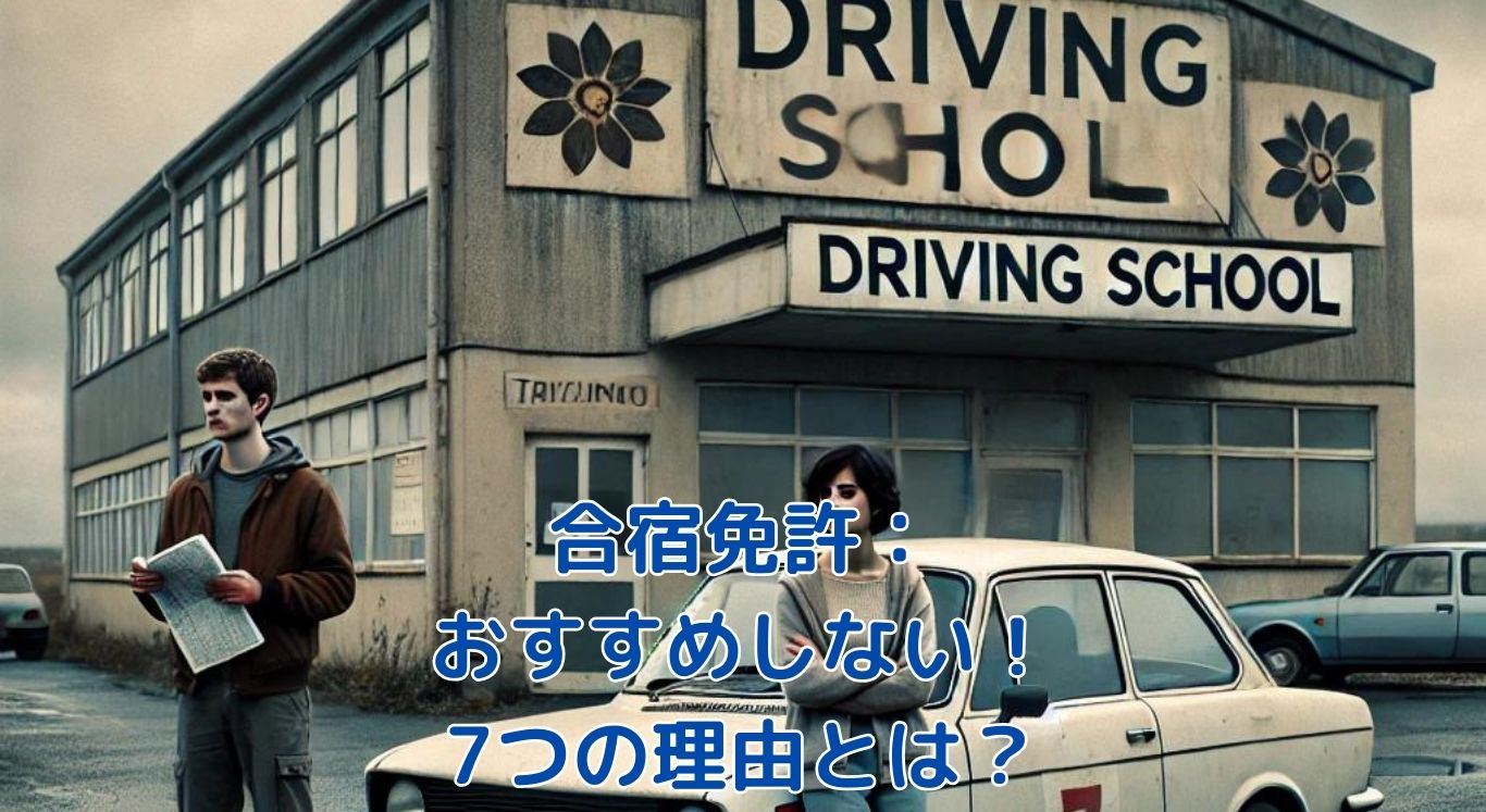 合宿免許：おすすめしない！7つの理由とは？