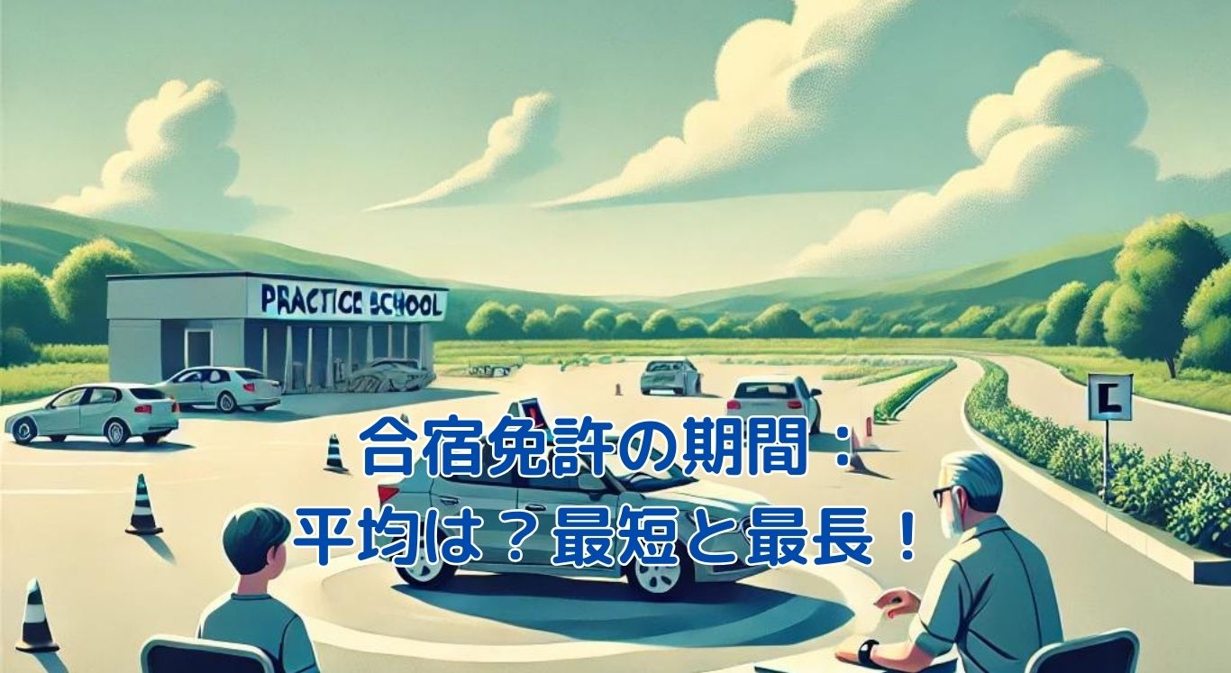 合宿免許の期間は平均何日？最短・最長期間を徹底解説！アイキャッチ